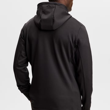 Aerial Quarter Zip Hood Svart J.Lindeberg