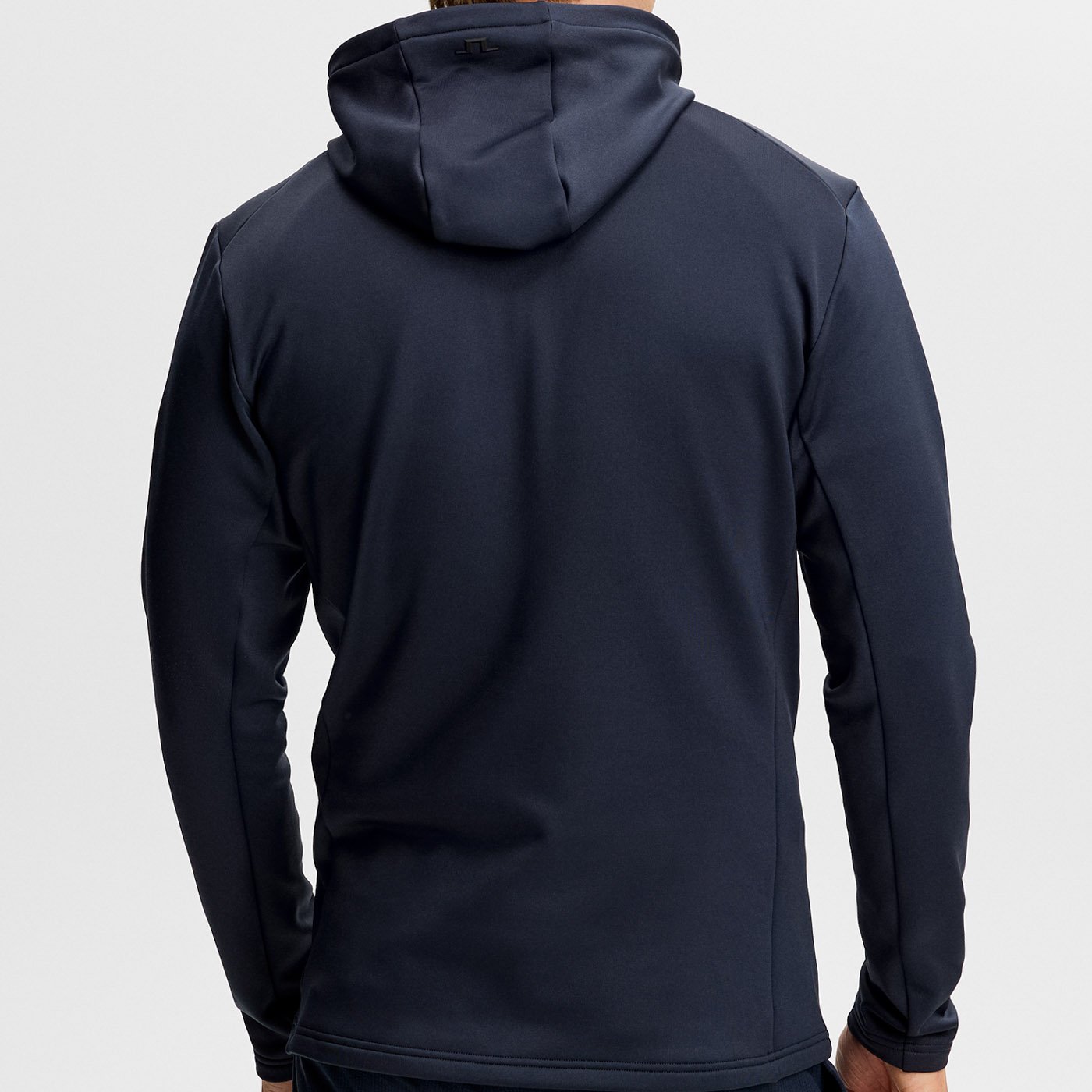 Aerial Quarter Zip Hood Blå J.Lindeberg