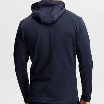 Aerial Quarter Zip Hood Blå J.Lindeberg