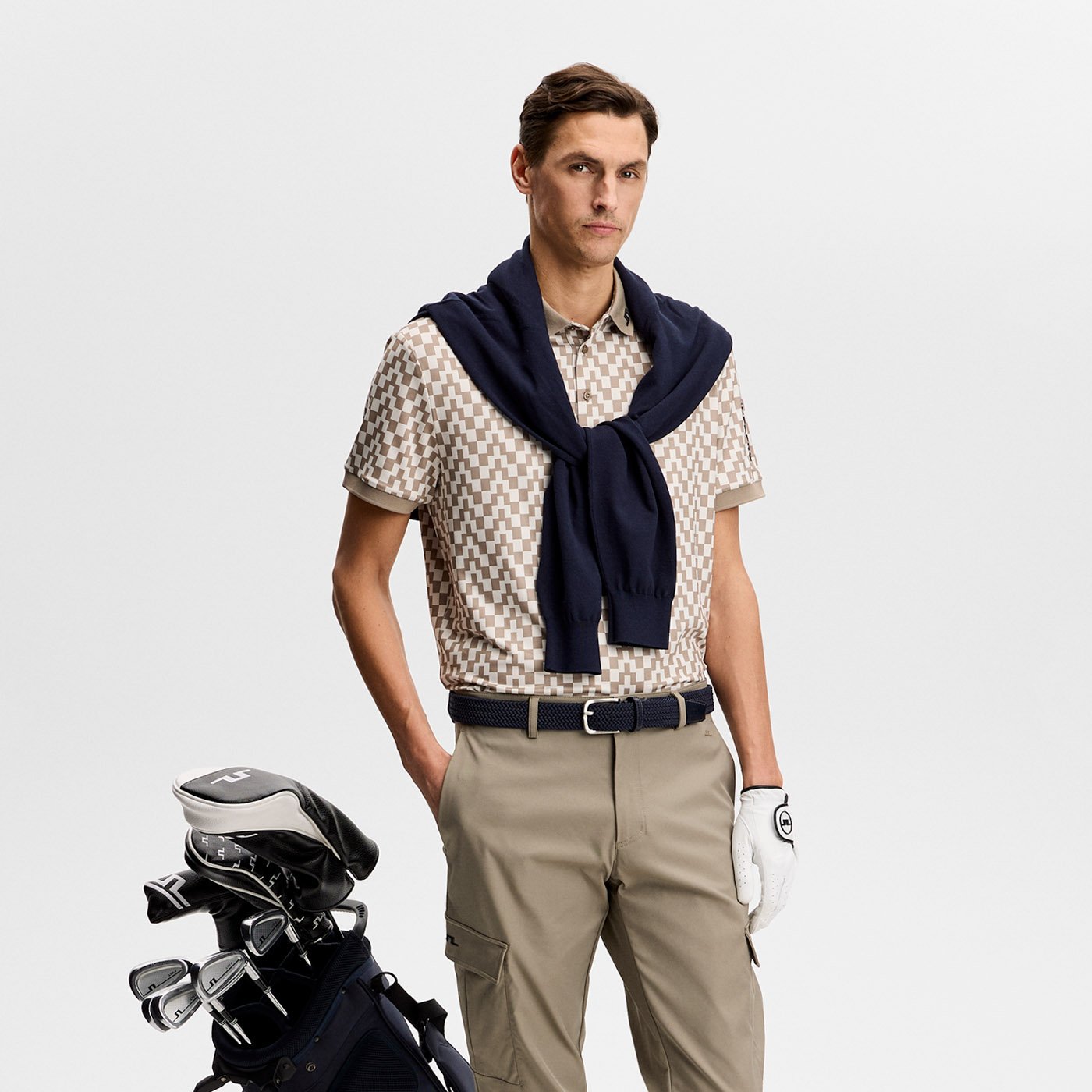 Tour Tech Print Polo J.Lindeberg