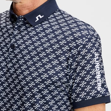 Tour Tech Print Polo J.Lindeberg