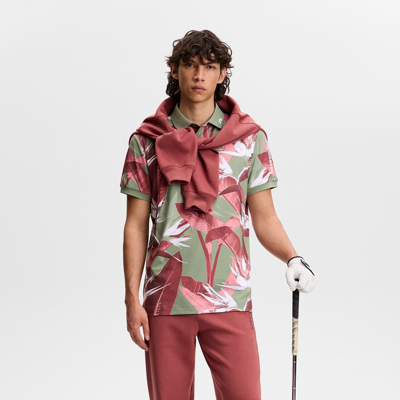 Tour Tech Print Polo J.Lindeberg