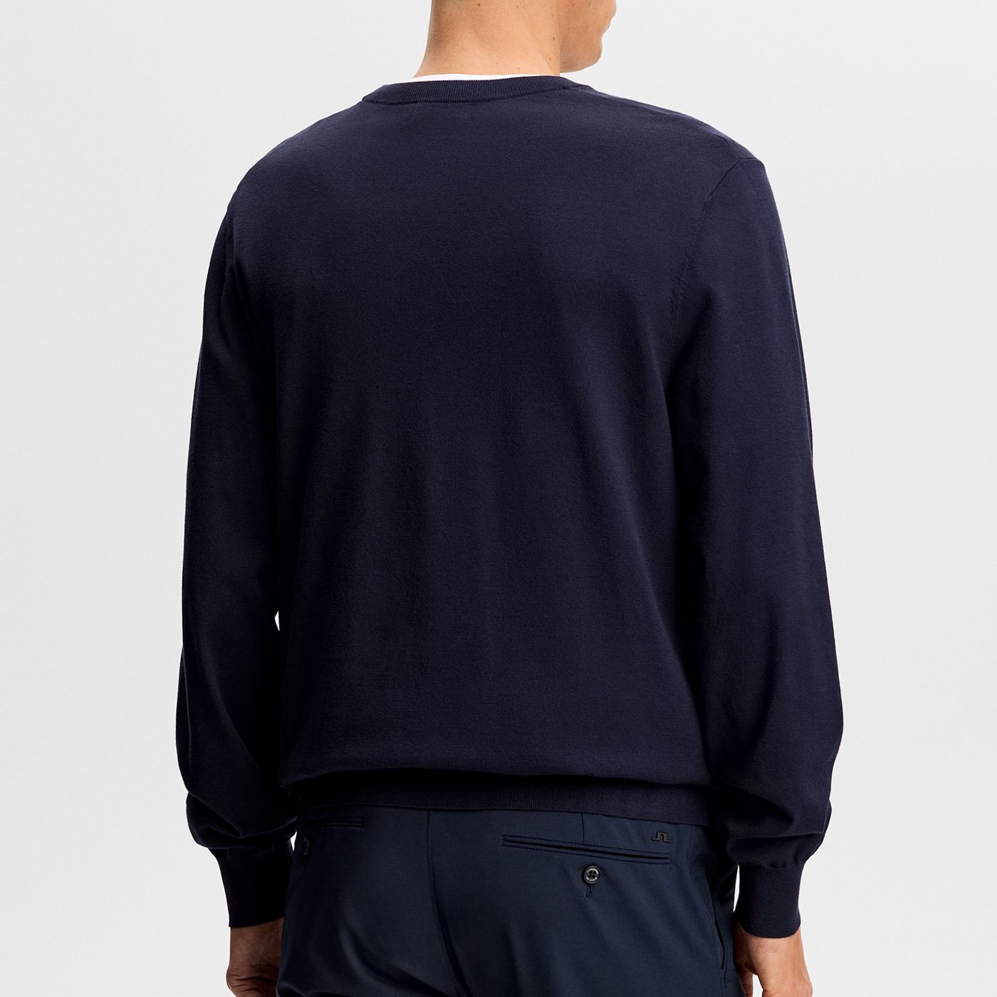 Henry Knitted Sweater Blå J.Lindeberg