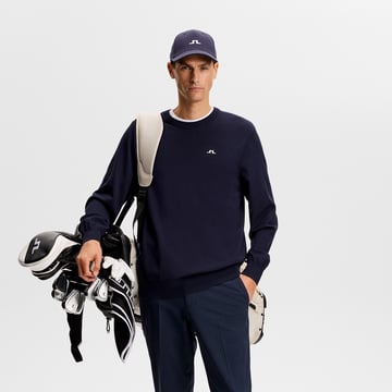 Henry Knitted Sweater Blå J.Lindeberg