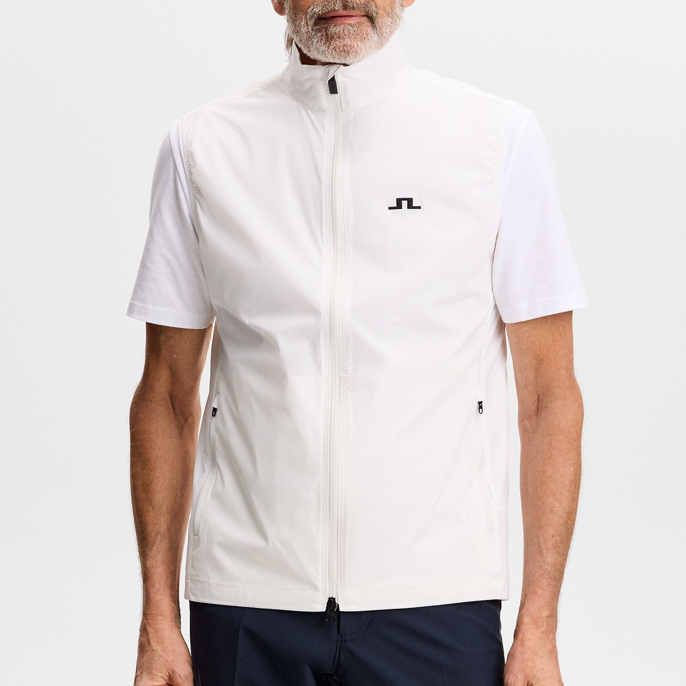 Ash Light Packable Vest Hvit J.Lindeberg Ash Light Packable Vest Hvit J.Lindeberg