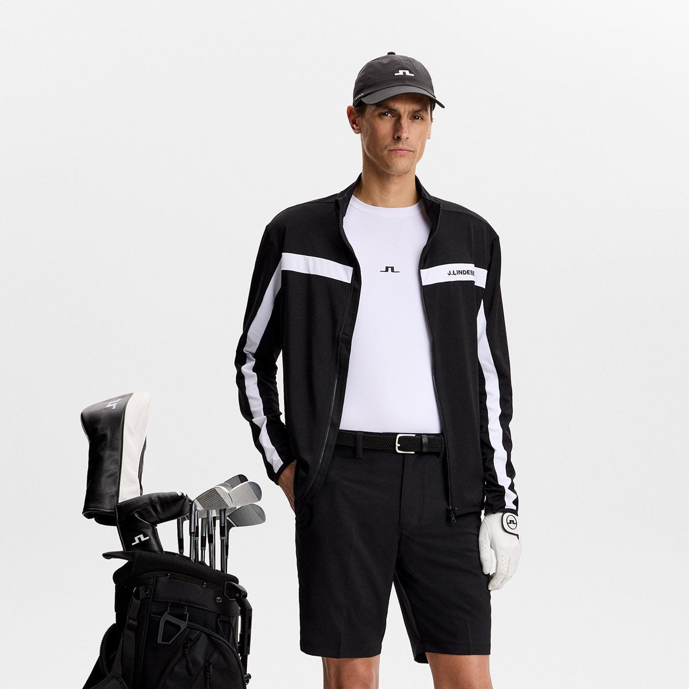 Mitch Shorts Svart J.Lindeberg