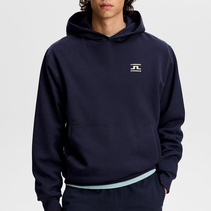 Club Printed Hood Blue J.Lindeberg