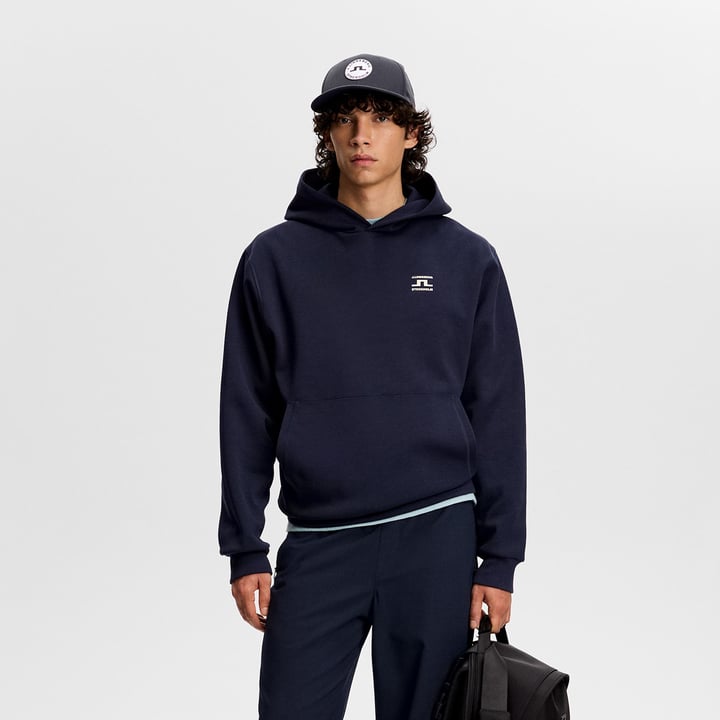 Club Printed Hood Blue J.Lindeberg