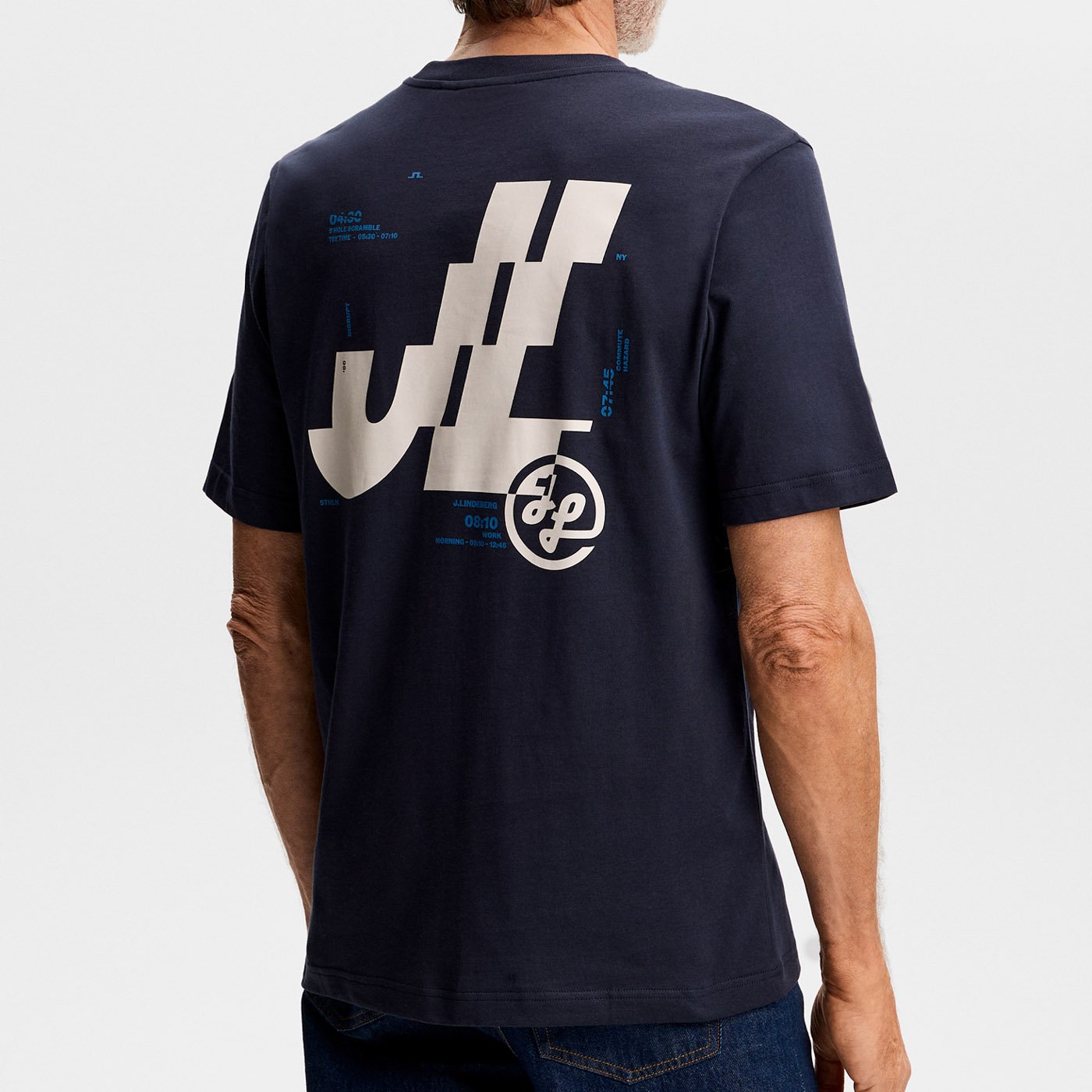 Parcie Seasonal Tee Blå J.Lindeberg