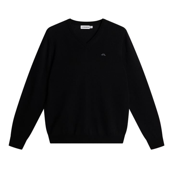 Lymann Knitted Sweater Musta J.Lindeberg