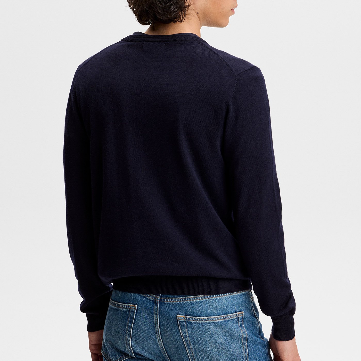 Lymann Knitted Sweater Blå J.Lindeberg