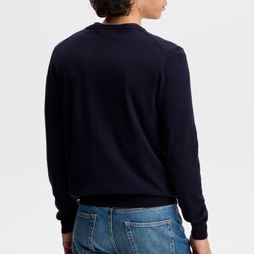 Lymann Knitted Sweater Blå J.Lindeberg