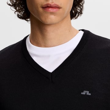 Lymann Knitted Sweater Black J.Lindeberg