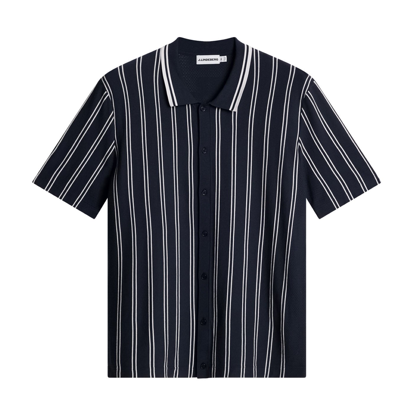 Rue Knit Ss Shirt Bleu J.Lindeberg Rue Knit Ss Shirt Bleu J.Lindeberg