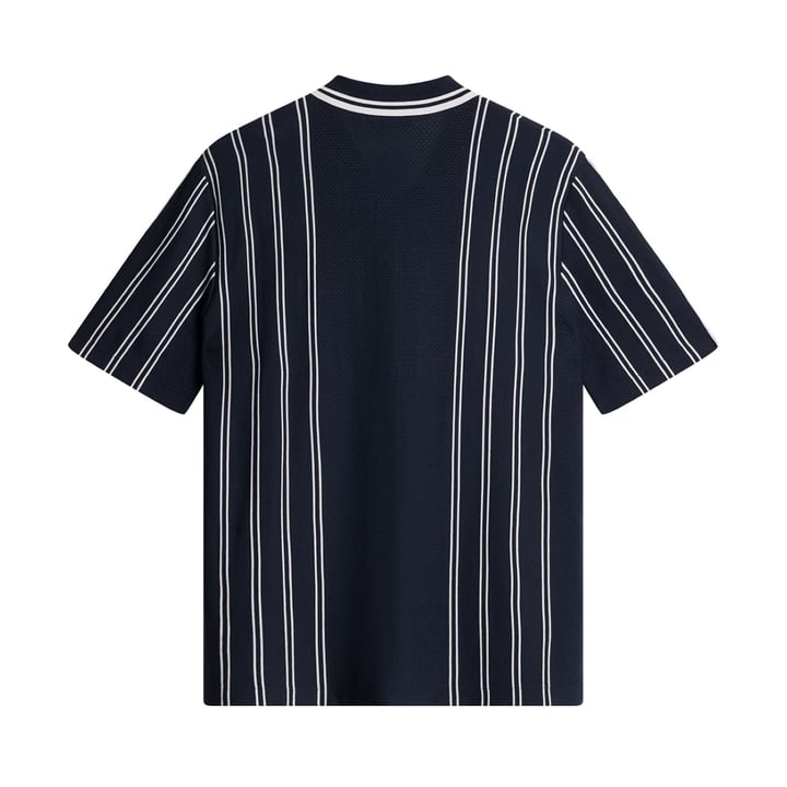 Rue Knit Ss Shirt Blå J.Lindeberg