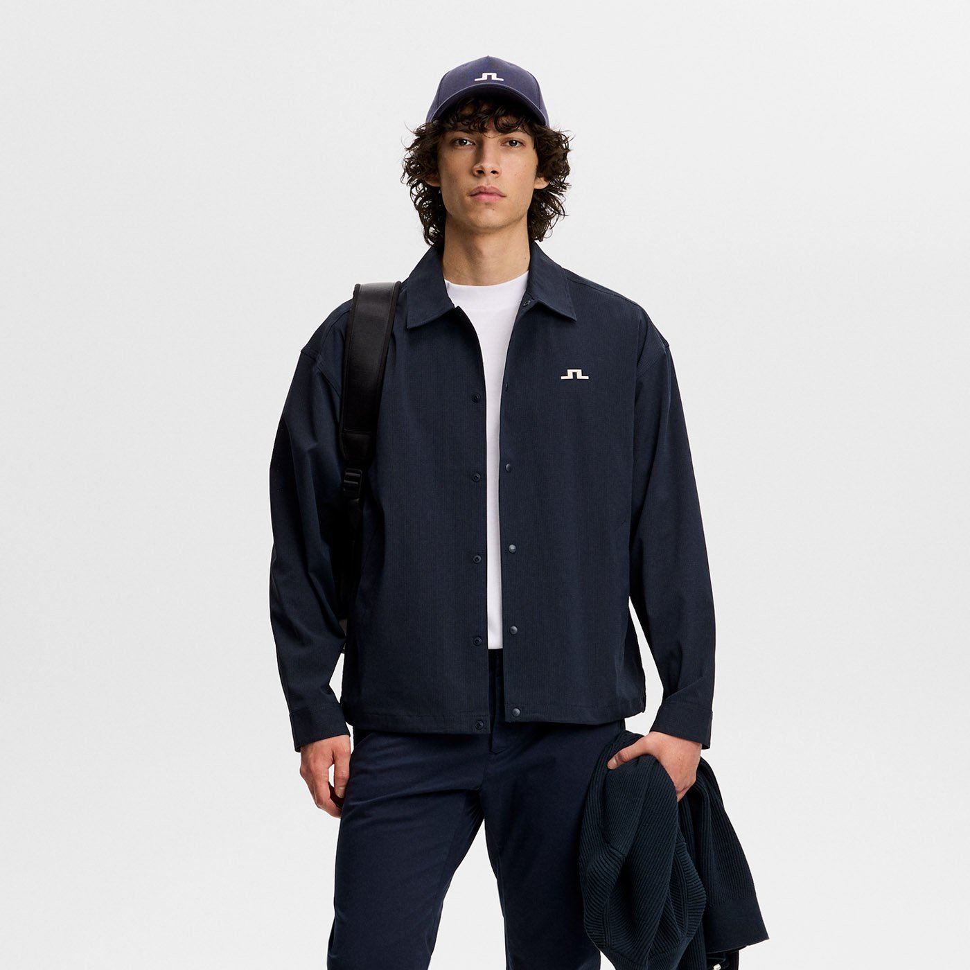 Dex Coach Overshirt Blå J.Lindeberg Dex Coach Overshirt Blå J.Lindeberg