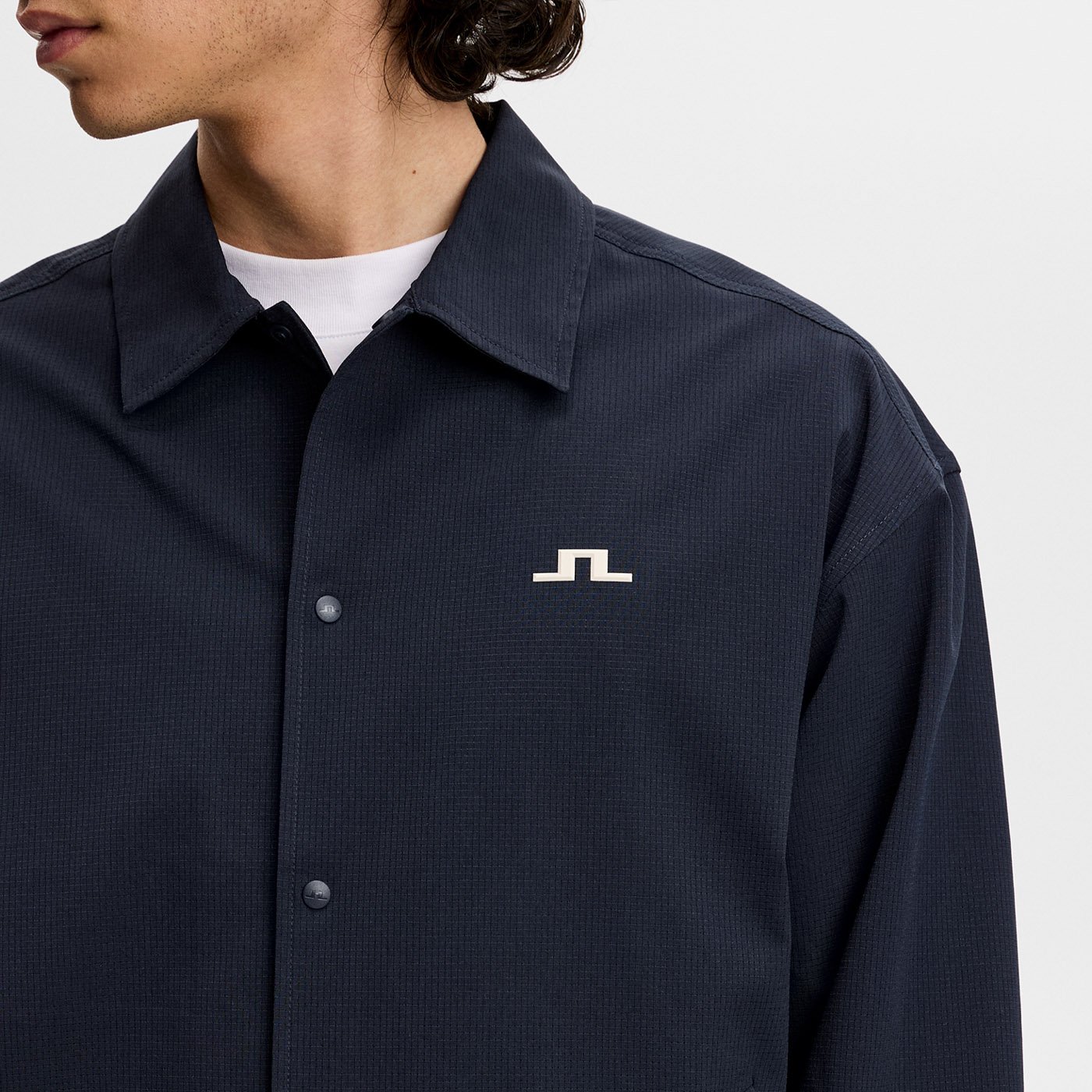 Dex Coach Overshirt Blå J.Lindeberg Dex Coach Overshirt Blå J.Lindeberg