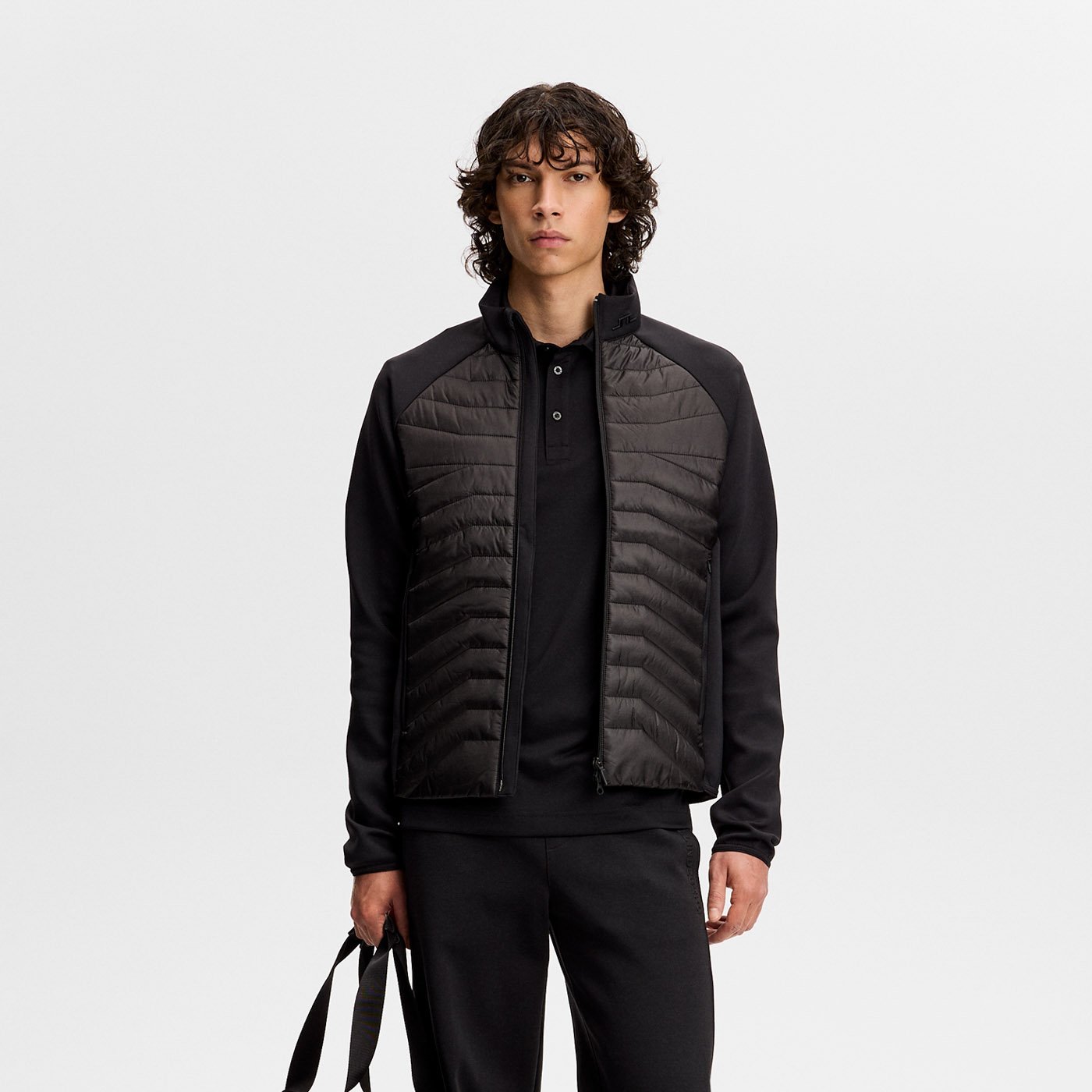 Heyden Quilt Hybrid Jacket Svart J.Lindeberg