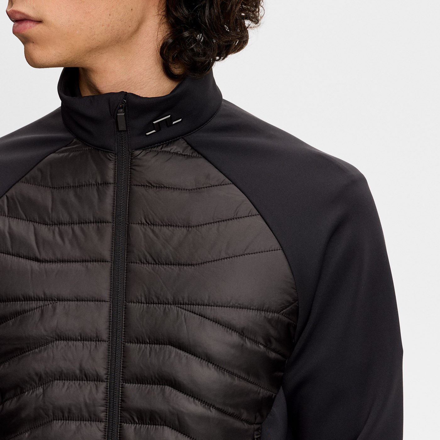 Heyden Quilt Hybrid Jacket Svart J.Lindeberg