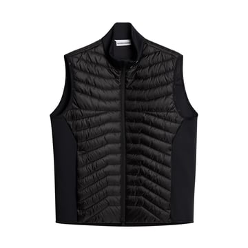 Heyden Quilt Hybrid Vest Svart J.Lindeberg