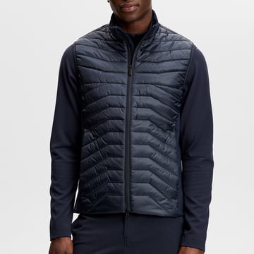 Heyden Quilt Hybrid Vest Blå J.Lindeberg