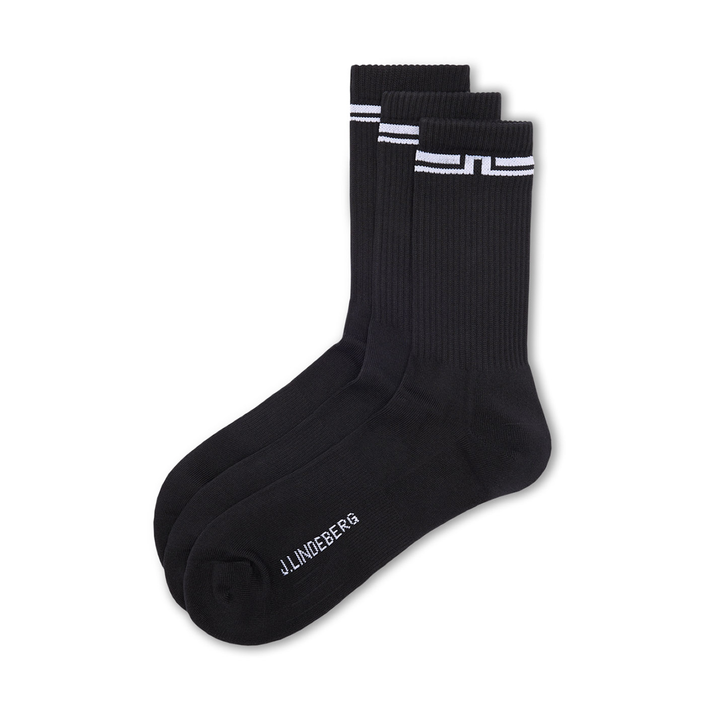 Johnson Tube Sock 3P Schwarz