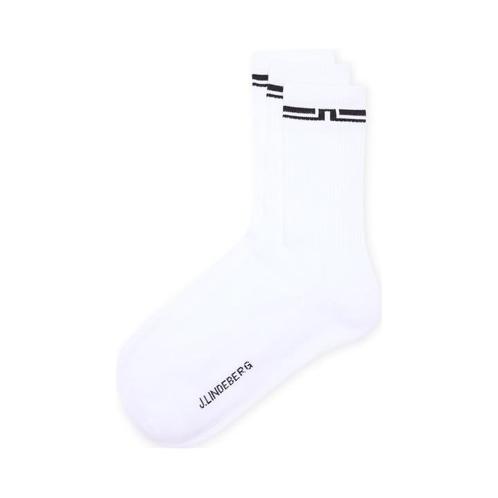 Johnson Tube Sock 3P Vit J.Lindeberg