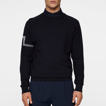 Heath Knitted Sweater Blå J.Lindeberg