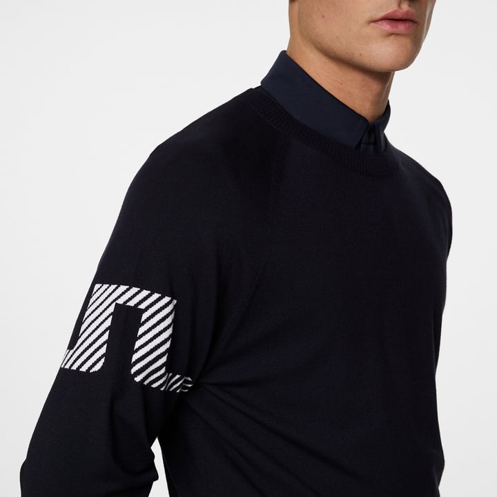 Heath Knitted Sweater Blå J.Lindeberg