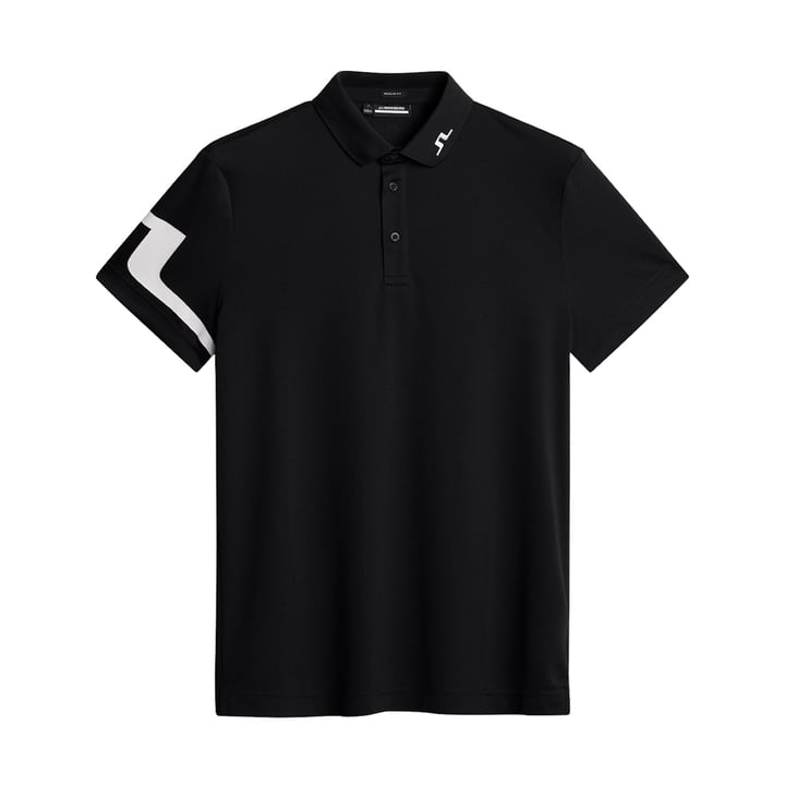 Heath Regular Fit Golf Polo Svart J.Lindeberg Heath Regular Fit Golf Polo Svart J.Lindeberg