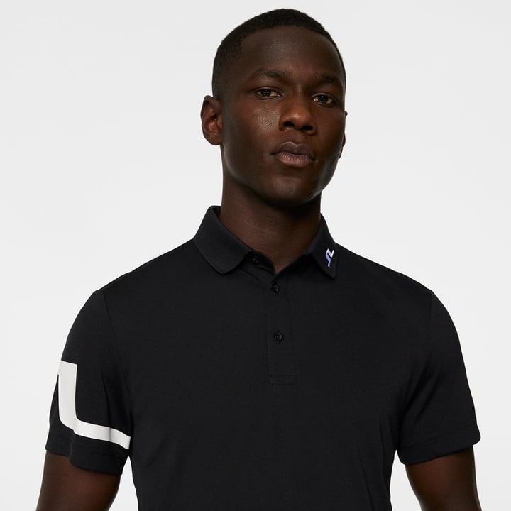 Heath Regular Fit Golf Polo Svart J.Lindeberg Heath Regular Fit Golf Polo Svart J.Lindeberg