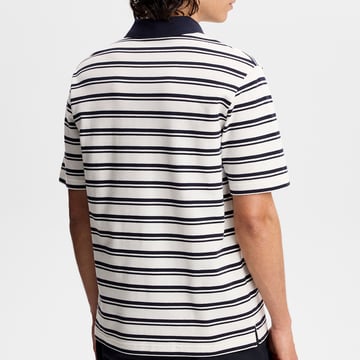 Trond Striped Polo Pique Blå J.Lindeberg