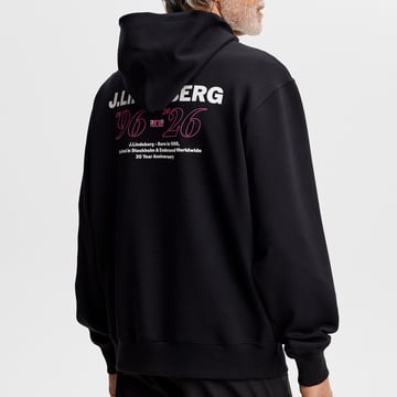 30Y Callan Unisex Hoodie Svart J.Lindeberg