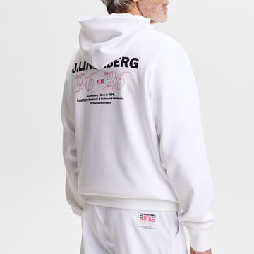 30Y Callan Unisex Hoodie Vit J.Lindeberg