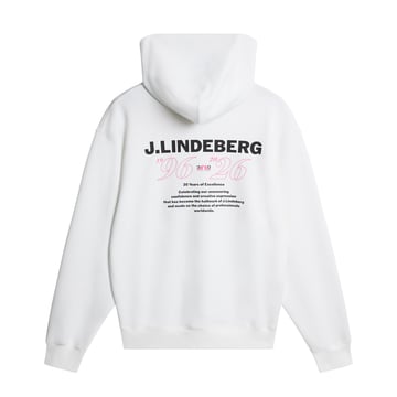 30Y Callan Unisex Hoodie Vit J.Lindeberg