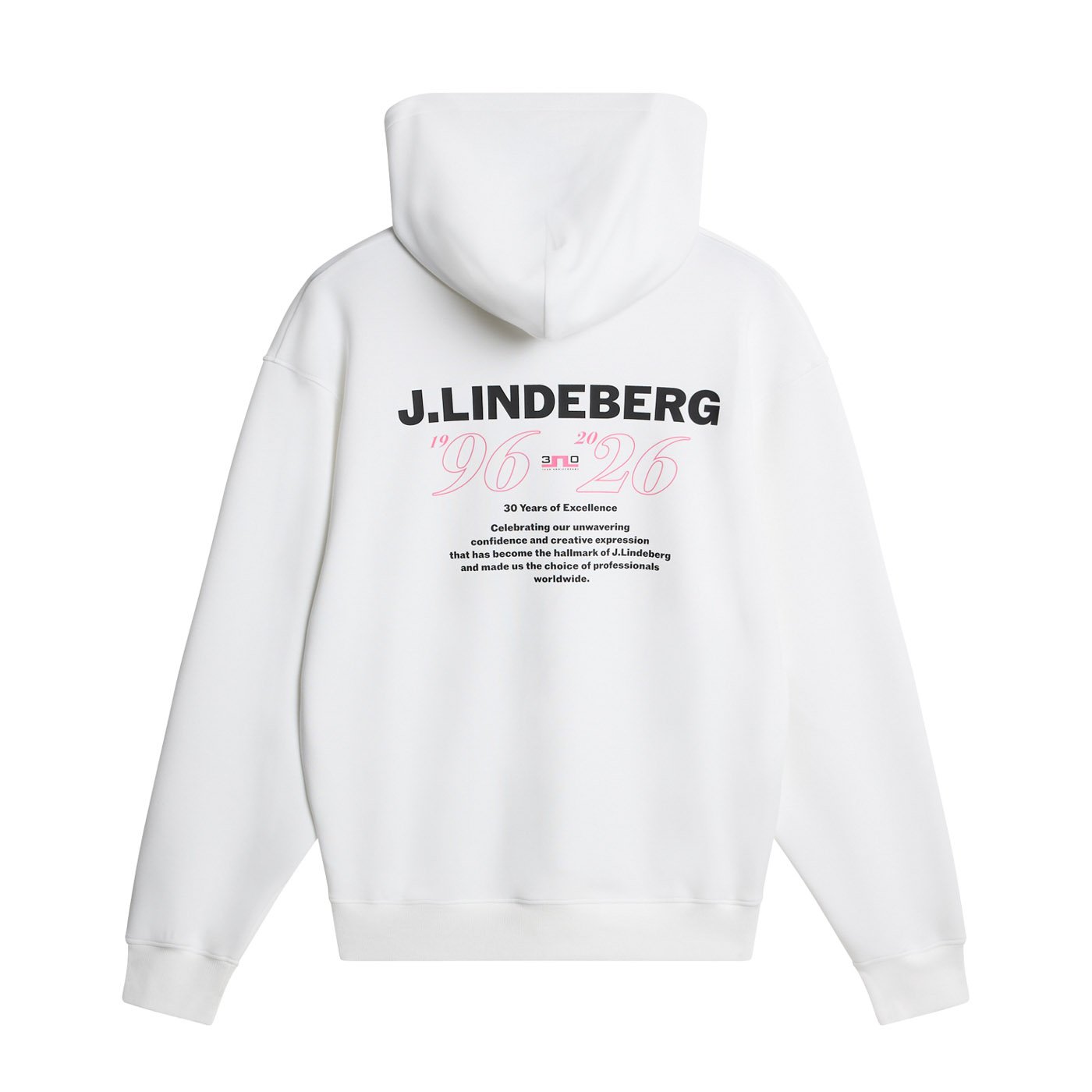 30Y Callan Unisex Hoodie Vit J.Lindeberg 30Y Callan Unisex Hoodie Vit J.Lindeberg