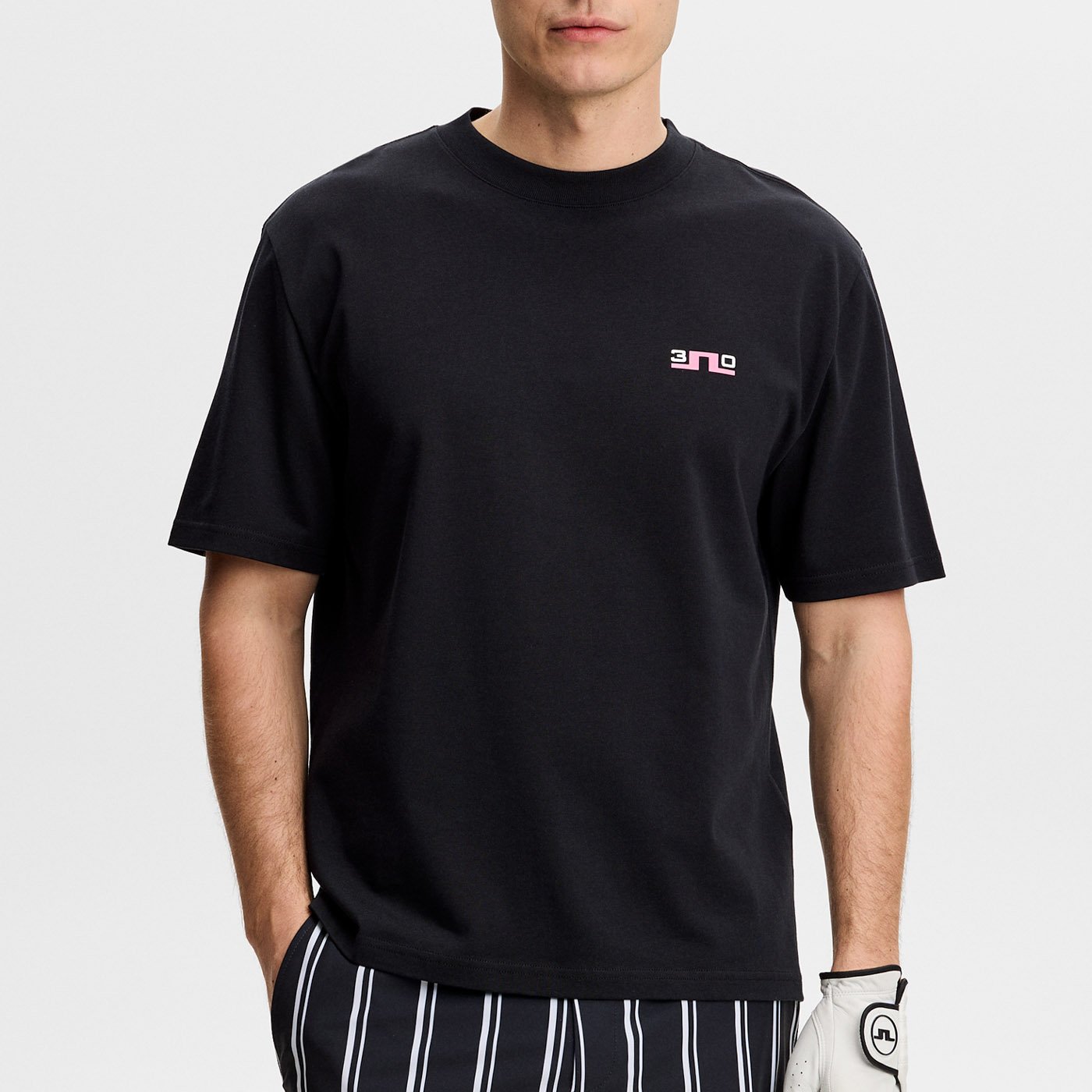 30Y Hale T-Shirt Svart J.Lindeberg 30Y Hale T-Shirt Svart J.Lindeberg