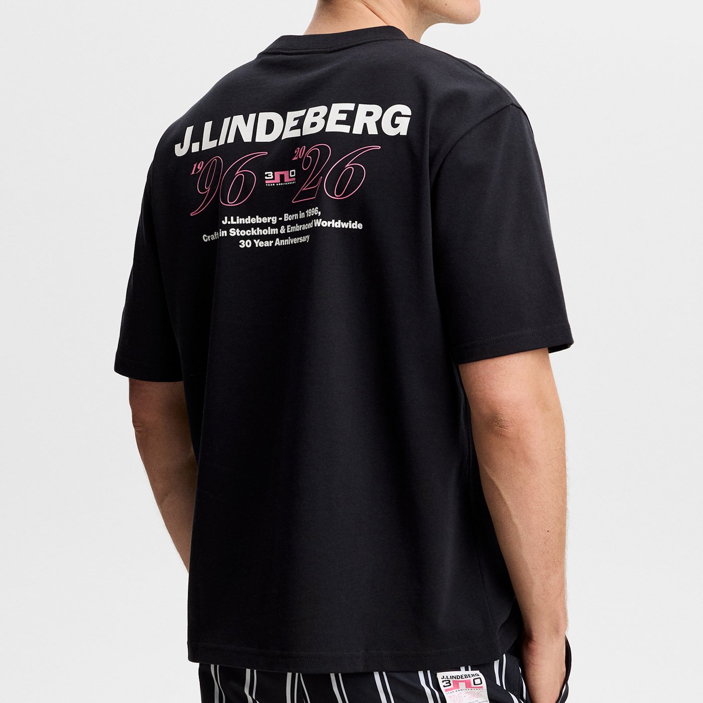 30Y Hale T-Shirt Svart J.Lindeberg 30Y Hale T-Shirt Svart J.Lindeberg