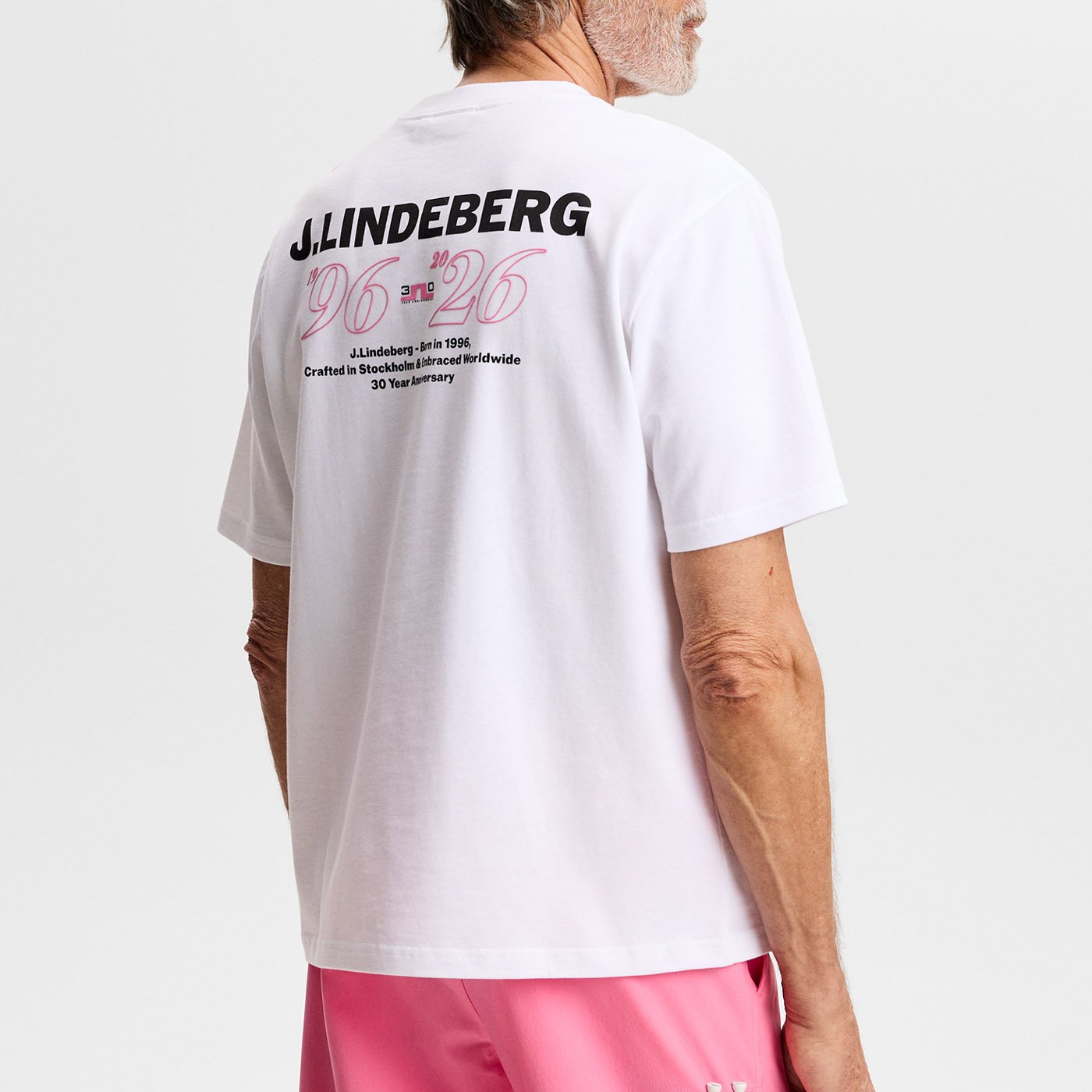 30Y Hale T-Shirt Vit J.Lindeberg 30Y Hale T-Shirt Vit J.Lindeberg