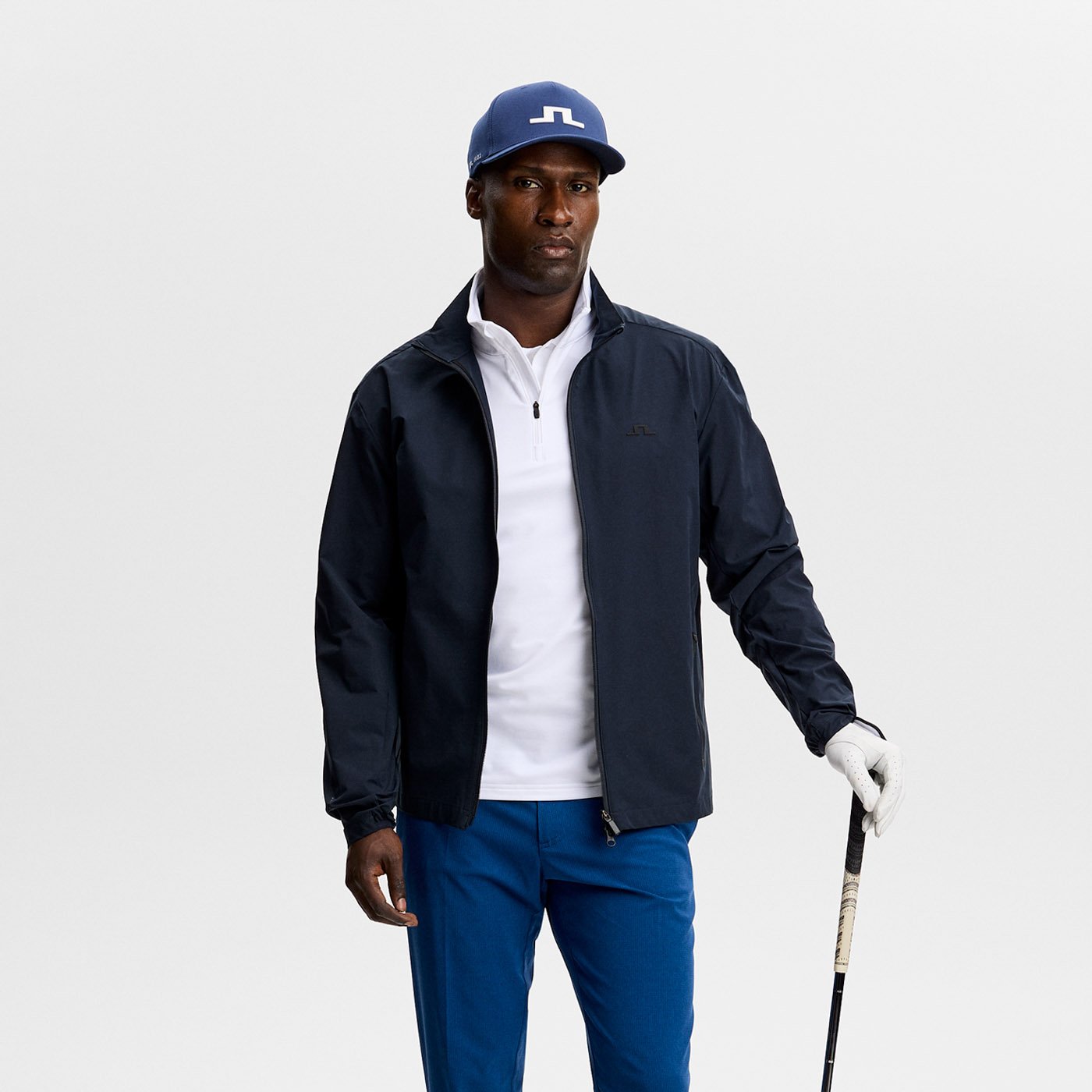 Keaton Quarter Zip Mid Layer Hvit J.Lindeberg Keaton Quarter Zip Mid Layer Hvit J.Lindeberg