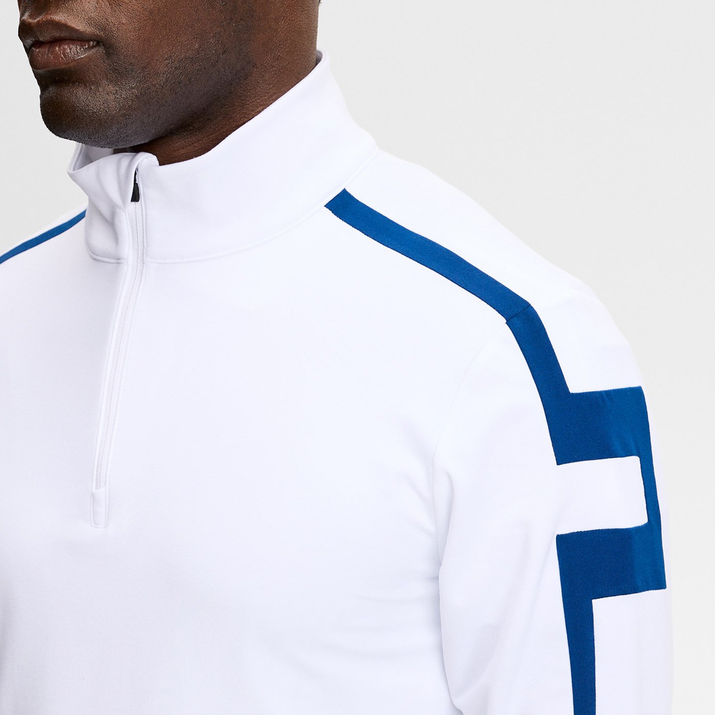 Keaton Quarter Zip Mid Layer Hvit J.Lindeberg Keaton Quarter Zip Mid Layer Hvit J.Lindeberg