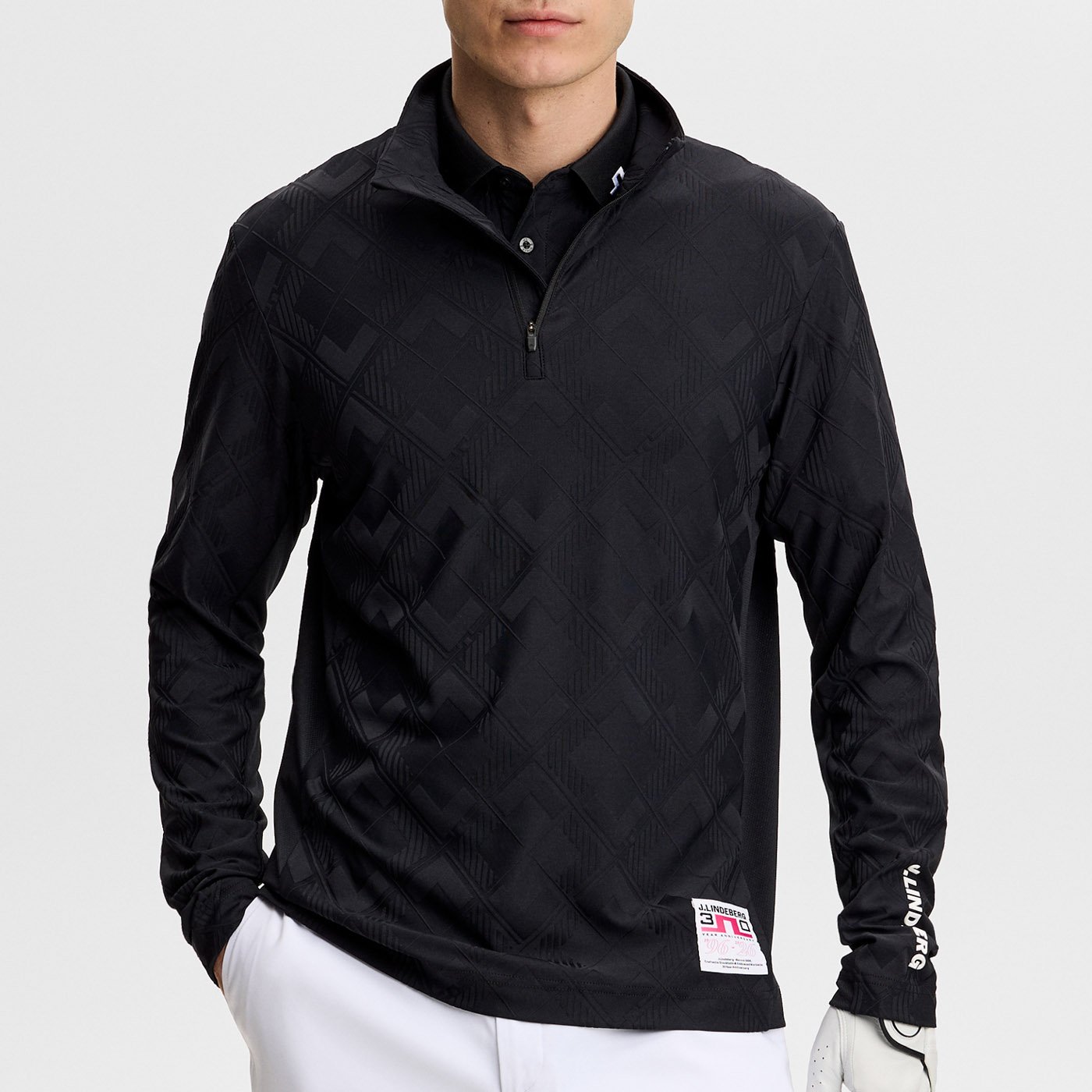 30Y Matthew Midlayer Svart J.Lindeberg
