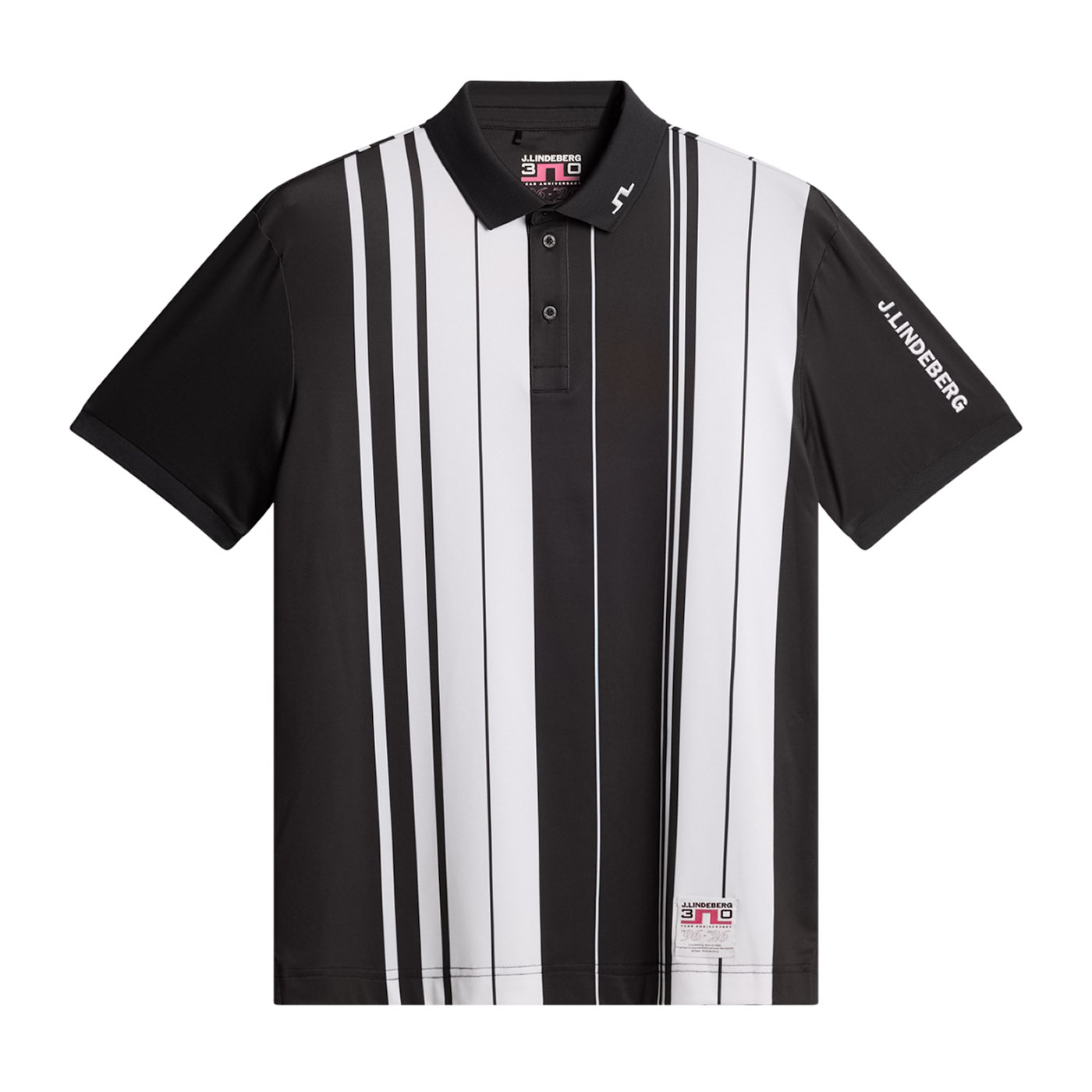 J.Lindeberg J.Lindeberg 30Y Tour Tech Striped Polo Shirt