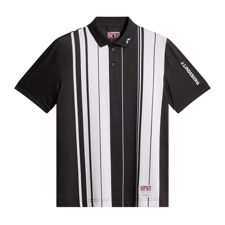 30Y Tour Tech Striped Polo J.Lindeberg