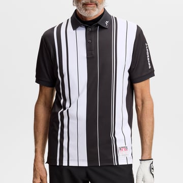 30Y Tour Tech Striped Polo J.Lindeberg