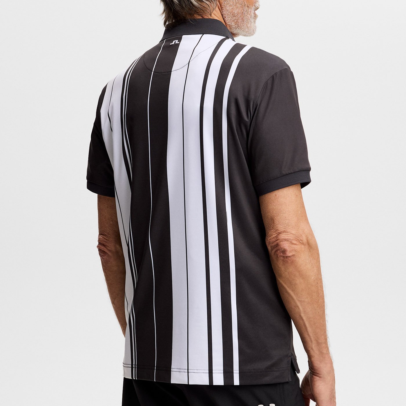 30Y Tour Tech Striped Polo J.Lindeberg