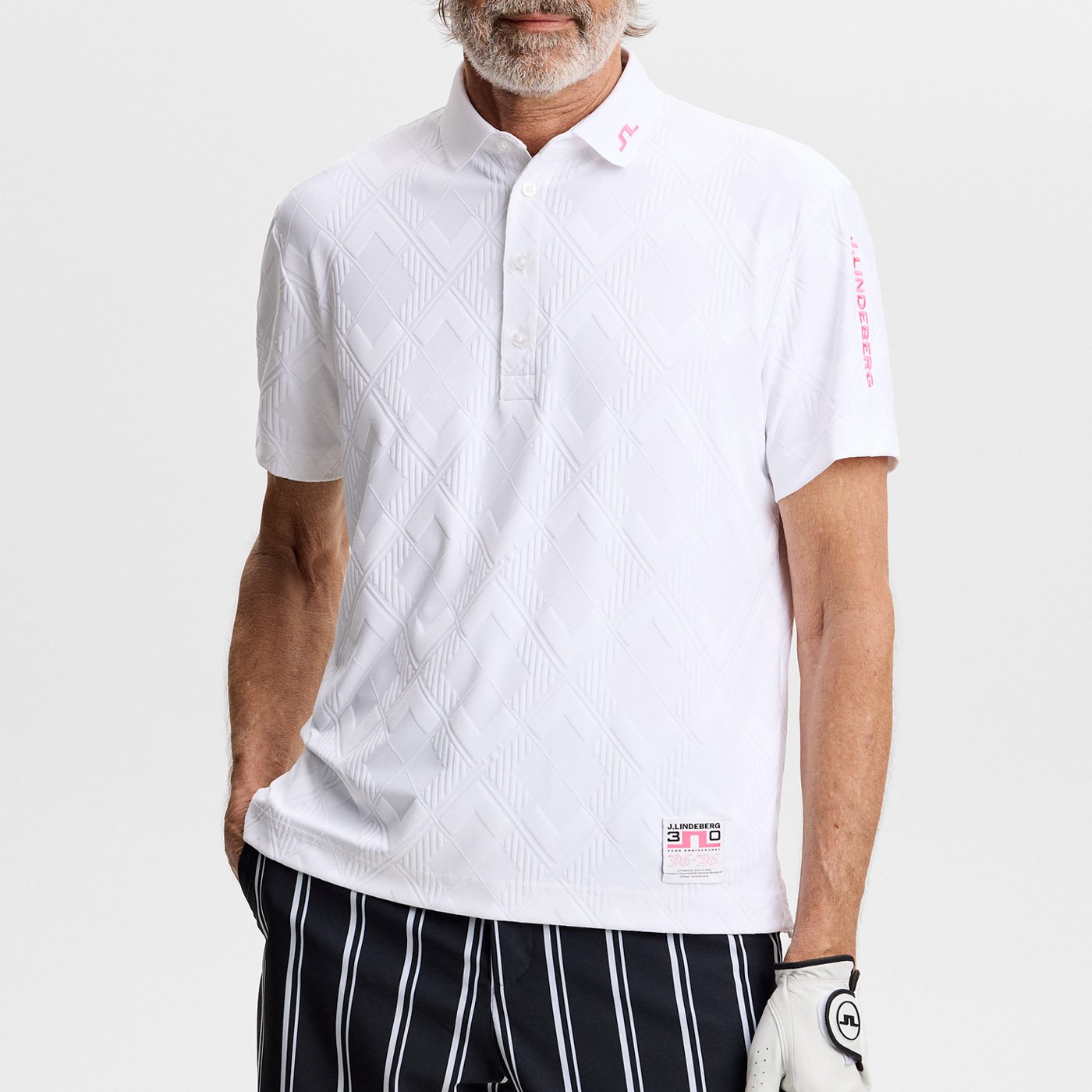 30Y Matt Relaxed Polo Vit J.Lindeberg 30Y Matt Relaxed Polo Vit J.Lindeberg