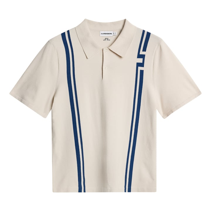 Rylan Stripe Knit Golf Polo J.Lindeberg