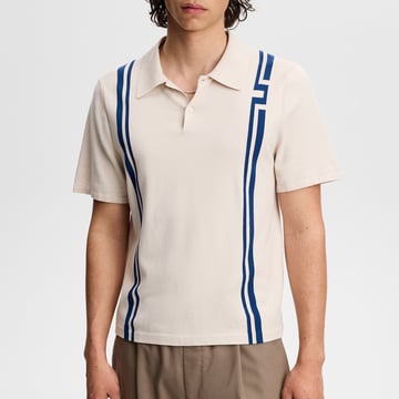Rylan Stripe Knit Golf Polo J.Lindeberg