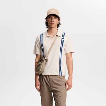 Rylan Stripe Knit Golf Polo J.Lindeberg